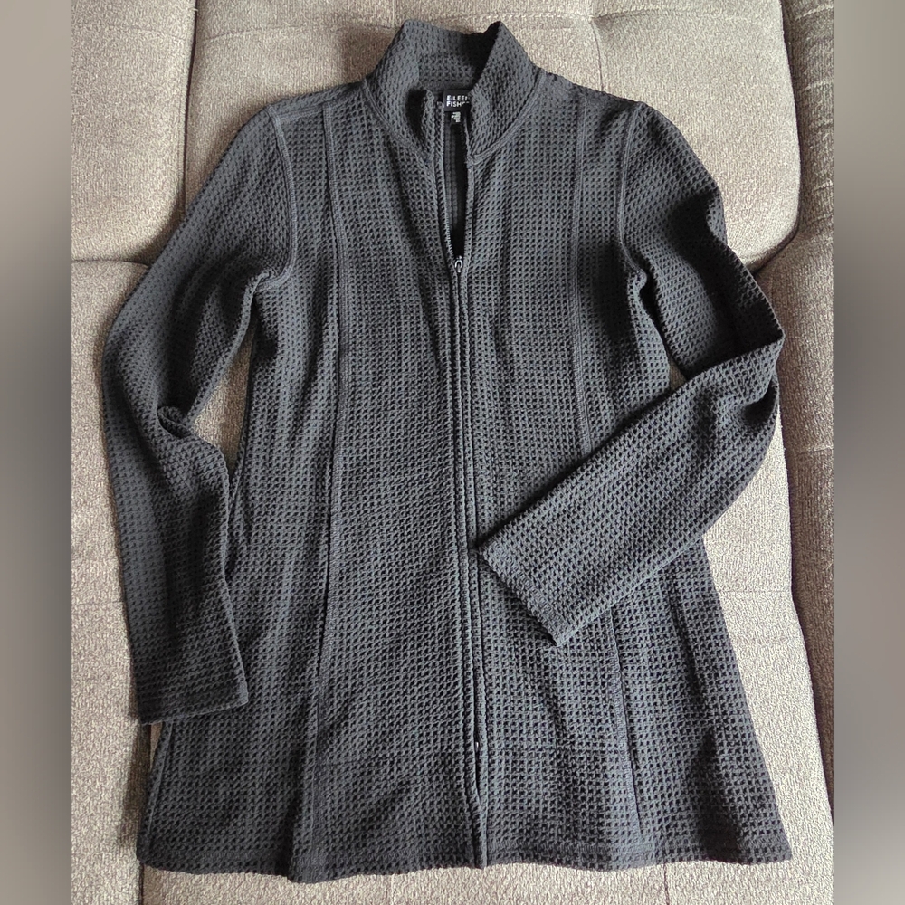 Eileen Fisher Black Sweater Jacket